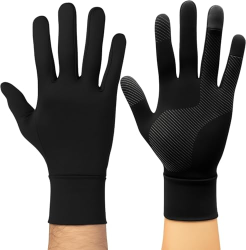 HowseHold Liner Gloves for Skiing, Snowboarding Outdoor Sports and Cold Weather - Thin Inner Glove for Warmth Comfort and Moisture Control