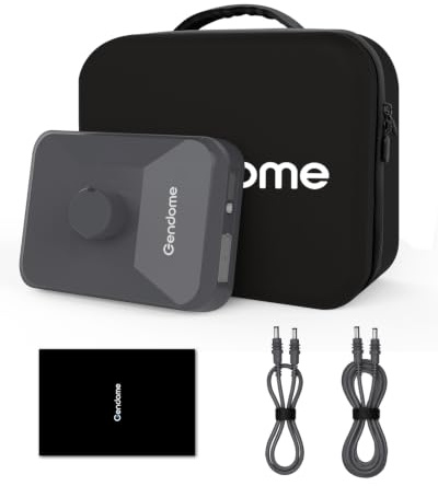 288 Wh 9 000 mAh batteripaket kraftstation för StarLink Mini, StarGrid allt-i-ett-kit bärväska, GENDOME LiFePO4 powerbank upp till 8 timmars drifttid för Starlink mini utomhuscamping