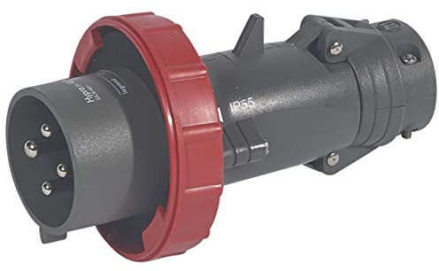 Legrand 052946 Fiche Mobile Droite Hypra IP66/67-55 Heures pour Conteneur Frigorifique, 32A, 440V, 3P+T 3