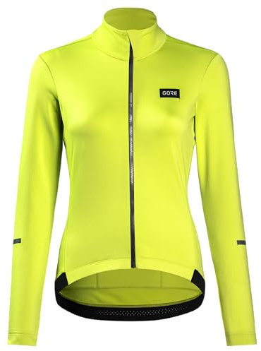 GORE WEAR Damen Thermo Fahrrad-Trikot Progress, 42(L), Neon-Gelb