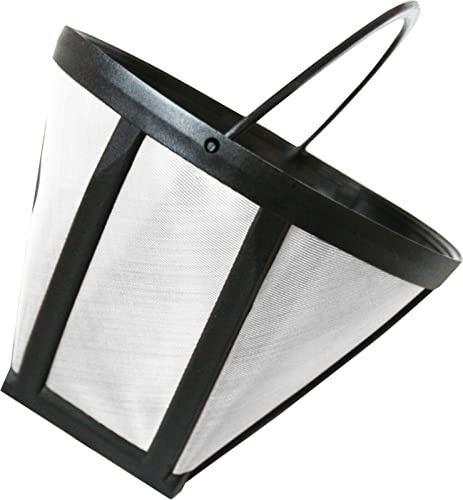 Goldton Kaffee-Dauerfilter Größe 2 für bis zu 6 Tassen Mehrfachfilter abwaschbar Micro-Nylonfilter