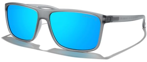 MERRY'S Rectangular Polarized Sports Sunglasses for Men Women Cycling Driving Fishing UV400 Protection S8225