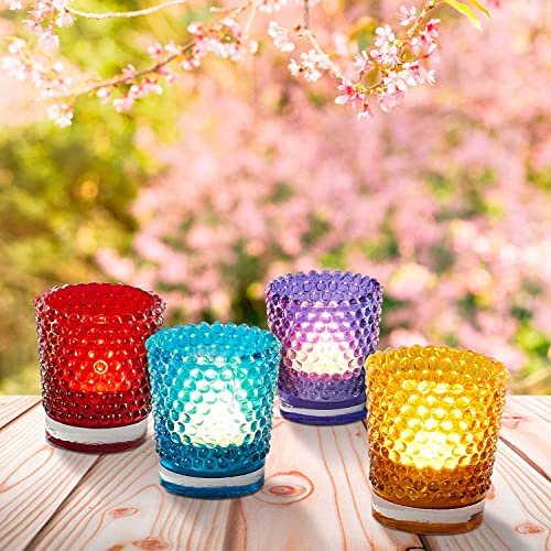 4-pack fönsterbrädedekoration: te-ljusglas och te-ljushållare, Alian