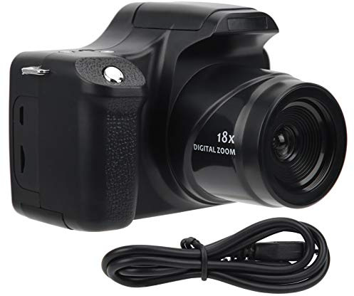 Appareil Photo Numérique, Portable 24MP 18X Zoom 3in Écran LCD HD Appareil Photo SLR Flash/Microphone Intégré pour Les Réunions de Famille Voyages en Plein Air (édition Standard)