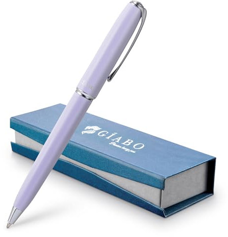 Gíabo Rainbow Premium Kugelschreiber - Hochwertiger Metallschreibstift in den Regenbogenfarben - Nachfüllbar & Ergonomisch - Edles Geschenk für Business, Büro & Schule