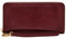 Fossil Zip Around Clutch Logan für Damen Knitteroptik Lackleder, SL10016631