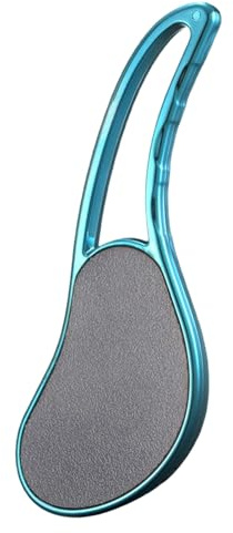 Lima per piedi in vetro,Lima per piedi in vetro nano 2 in 1 - Raschietto per talloni e scrubber per piedi sotto la doccia Rimozione della pelle morta, tampone per piedi per pedicure Teksome