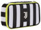 Seven Federmäppchen Quick CASE - F.C. Juventus Fußball - Win is The Rule, schwarz weiß - komplettes Fach mit Bleistiften, Stiften und Markern, Schulzubehör, Schulrucksack - Federmäppchen für Kinder,