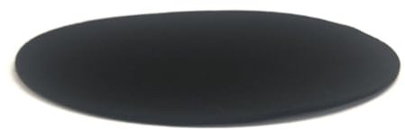Untersetzer aus Filz, 3 mm dick, rund, D 35 bis D 50 cm, 20 Farben, Tisch Sideboard Regal Kommode Blumenvase Topf Teller Schüssel Pfanne (140 schwarz, D 40 cm)