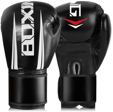 Boxing Gloves for Man and Women,Boxing Training Gloves,Sparring Boxing Gloves,Kickboxing Gloves for Punching Bag, Kickboxing, Muay Thai, MMA(6 8 10 12 14oz) (8oz)