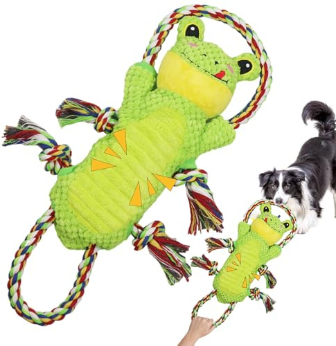 Giocattolo per cani, giocattolo per cani, indistruttibile, giocattolo intelligenza per cani, giocattolo da masticare per cani, giocattolo per cigolii, giocattolo per cuccioli, piccoli cani medi di