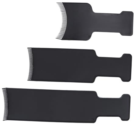 PENIKOKO 3pièces Peigne De Coloration Pour Cheveux Longs Set De Brosses De Teinture Pour Coiffure Outil Pour Teindre Et Protéger Les Cheveux