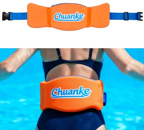 Chuanke Flotation Swim Belt for Adults Adjustable 3 Section Buoyancy Belt