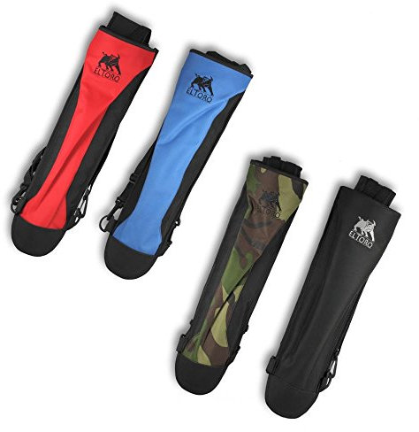 elToro Rückenköcher Back Pack (schwarz) – funktioneller Bogenköcher aus robustem Nylon – verstellbare Dreipunktaufhängung – für 10–15 Pfeile – leicht, wetterfest & einstellbar für alle Körpergrößen