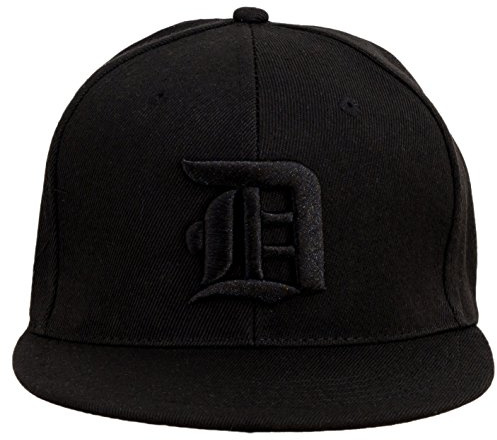 4sold Fullcap, 6-panels basebollkeps, baseball svart Versch snapback, (Designerbasebollkeps, män, kvinnor, unisex, vuxna) hiphopmössa, hysteres-stängning, D, M