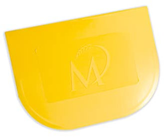 hello sweety Marcel Paa - Teigkarte Teigschaber Teigschneider Teigspachtel Teigschaberkarte (Horn) flexibel, 122 x 85 mm