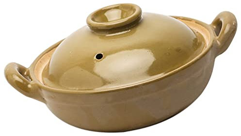 Zerodeko Cocotte Terre Cuite Pour Cuisinière Marmite à Ragoût Pratique Ustensiles De Cuisine Résistants Facile à Nettoyer