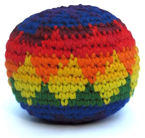 Siesta Hacky Sack Ball - Footbag - Haggysack - Hackisack Bälle - Häckisäck - Kickbälle - Jonglierbälle (EIN Ball)