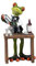 formano Lustige Frösche Barkeeper Figur Dekoration16 cm Handbemalt Kunststein Skulptur Froschhausen