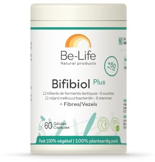 BE-LIFE | Bifibiol plus | Suplemento dietético | Digestión equilibrio intestinal| Apoya la salud intestinal y el sistema inmunológico |60 cápsulas