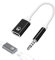 Adaptador de conector de auriculares de 3,5 mm hembra, cable de audio macho a tipo C hembra - Adaptador de cable auxiliar para auriculares, cable estéreo para auriculares, cable adaptador de audio