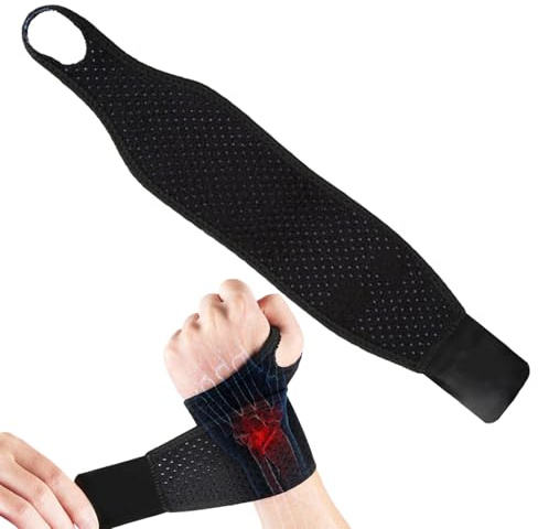 Handledsskydd, handledskompression | elastiskt omslagsförband handstöd lättvikt, andningsaktiv utomhus – sporttillbehör – handledskompressionsbälte för tyngdlyftning