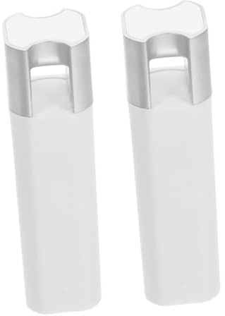 SHINEOFI 2 Piezas Tiradores para Cortinas Enrollables Contrapeso de Cuerda para Persianas Mango Robusto Antideslizante Plateado Fácil Instalación y Mantenimiento Accesorios para Ventanas