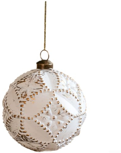 Zilimontt Adorno de copo de nieve de plástico ligero con acabado vintage mate para decoración de árbol de Navidad y exhibición de temporada del hogar (D)