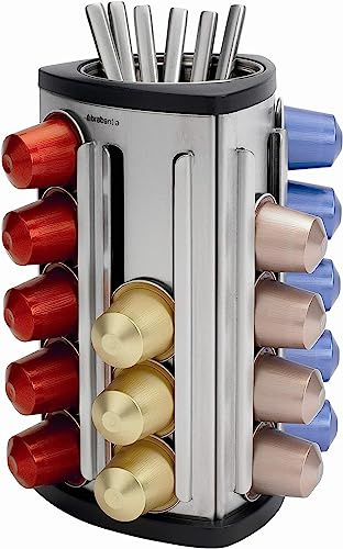 Brabantia Nespresso Kaffeekapselspender, Silber