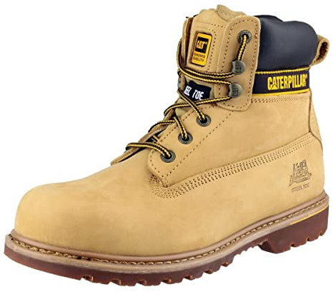 Caterpillar Men's Holton Sb E Fo Hro Src Ankle Boots, Honey Reset, 12 UK