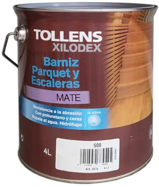 Tollens - BARNIZ PARQUET AL AGUA MATE 4 LT