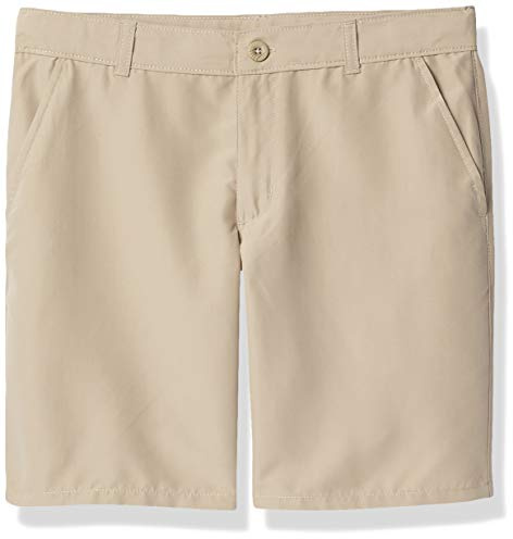 Chaps Boys Khaki School Uniform Performance Adjustable Waistband Shorts 5