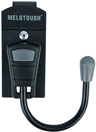 MELOTOUGH Gancho para cinturón de herramientas, funda de herramientas, gancho inalámbrico con clip de metal para cinturón de trabajo (gris, 1 unidad)