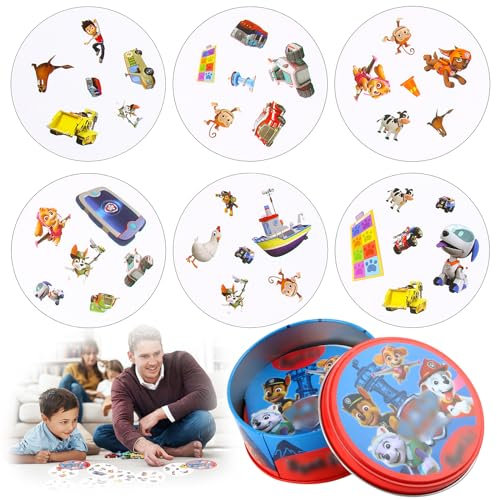 RosyFate Kartenspiele Kinder, Familienspiel, Anime Kartens, Kinder Puzzlespiel, für 2-8 Spieler ab 4 Jahren, Bildungsspiel, Kinderspielzeug Geschenk für Junge Mädchen