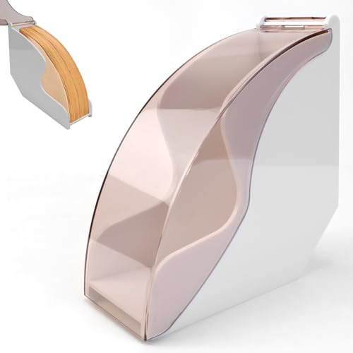 WPPQWP Soporte para filtro de café con tapa, soporte para bolsas de filtro, almacenamiento de filtros de café, resistente al polvo, impermeable, almacenamiento para 200 filtros de café (Blanco)