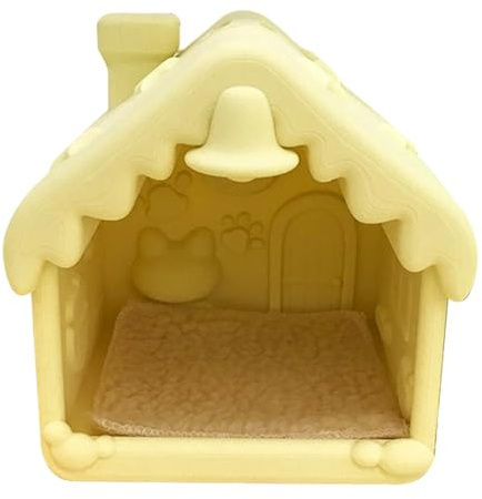 Tienda De Campaña para Jaula De Pájaros- Percha Iluminada De, Escondite para Mascotas, Cápsula Colgante, Refugio Seguro con Interior Suave | Descanso Nocturno Seguro Y Luminoso para Cacatúas,