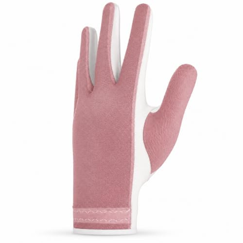 Kyniog Ladies Tan-Through Golf Glove | Soft Cabretta Leather Palm & Breathable Lycra Top | Anti-Tan Line Non-Slip Golf Glove for Lady Golfers