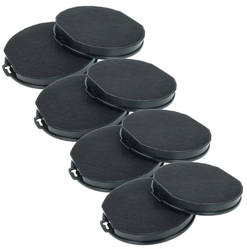 vhbw 8x Filtres à charbon actif remplacement pour IKEA NYTTIG FIL 400 pour hotte aspirante