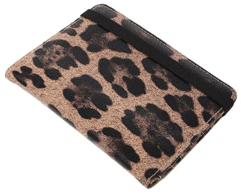HEALEEP Portapassaporto Stampa Leopardata in PU, Custodia Rfid per Passaporti e Portafoglio da Viaggio, per Viaggi Uomo e Donna