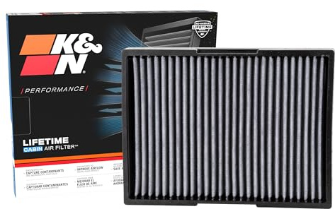 K&N VF2012 Waschbarer und widerverwendbarer KFZ Innenraumfilter 1 Stück (1er Pack) Weiß