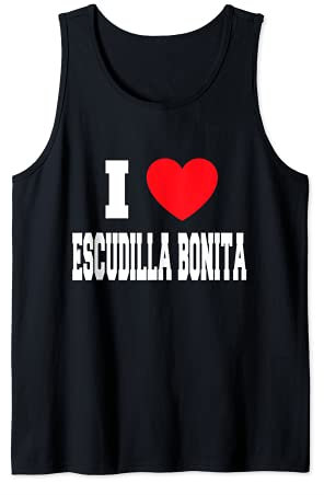 Encanta Escudilla Bonita Camiseta sin Mangas