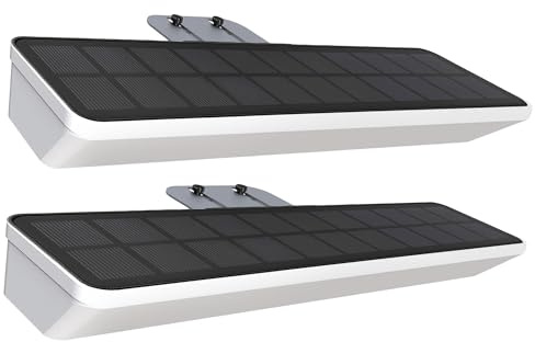 Brighticonic 2Pck Solar Sign Lights for Outdoor Use, Warm White 3000K