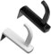 2pcs Headphone Monitor Stand Hook for Earphones Narrow Adhesive Gaming Earphones Holder on Screen Headset Hanger Stick-on Support for Computer Over Ear Earphone Monitor Screen Edge Wall Mount