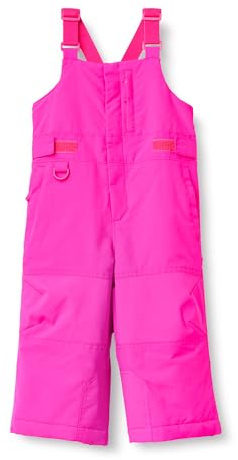 Amazon Essentials Salopette da Neve Idrorepellente Unisex Bambini e Ragazzi, Rosa Fluo, 3 anni