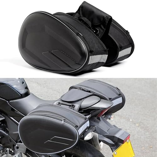 Sacoche Moto pour Yamaha T-Max 500 TMAX 500 560 TMax 530, Sacoche de Selle Sacoche Arrière Universelle pour Étanche Grande Capacité Sac Voyage,PU
