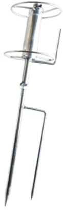 Jiuvaso Guida per Tubo da Giardino con Picchetti, Avvolgitubo da Giardino in Materiale Metallico, Supporto Girevole per Tubo dell'Acqua, Impedisce Piegature E Attorcigliamenti