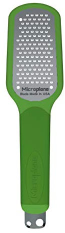 Microplane Grattugia multi-agrumi Lama zester Verde Acciaio inossidabile per limoni, arance e altri agrumi