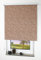 Liedeco® Rollo, Fenster Rollo, Kettenzug-Rollo / 182 x 180 cm (B x H), Mocca Dekor Wolken/Stoff mit Dekor, Abdunkelnd, Verdunkelnd, Blickdicht/Breiten 60-200 cm