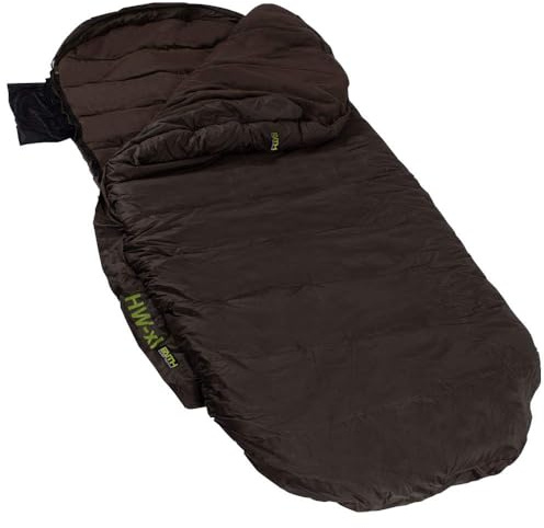 Faith sacco a pelo HW-XL 205x90cm - Comfort e durata per 5 stagioni - Campeggio e pesca - Comodo sacco a compressione - senza correnti d'aria - Caldo e facile da usare - Godibile in tutte le stagioni