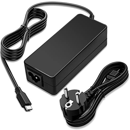 Cargador Chromebook, 45W USB-C para reemplazo de energía para computadoras portátiles Acer, HP, DELL, Samsung, ASUS, Google, Lenov-o Chromebook Adaptador alimentación USB Tipo C de 20V 2,25A.